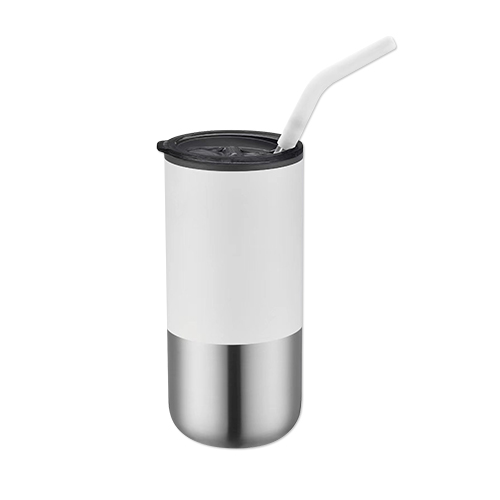 Picture of 16 Oz. Double Wall Tumbler w/Straw