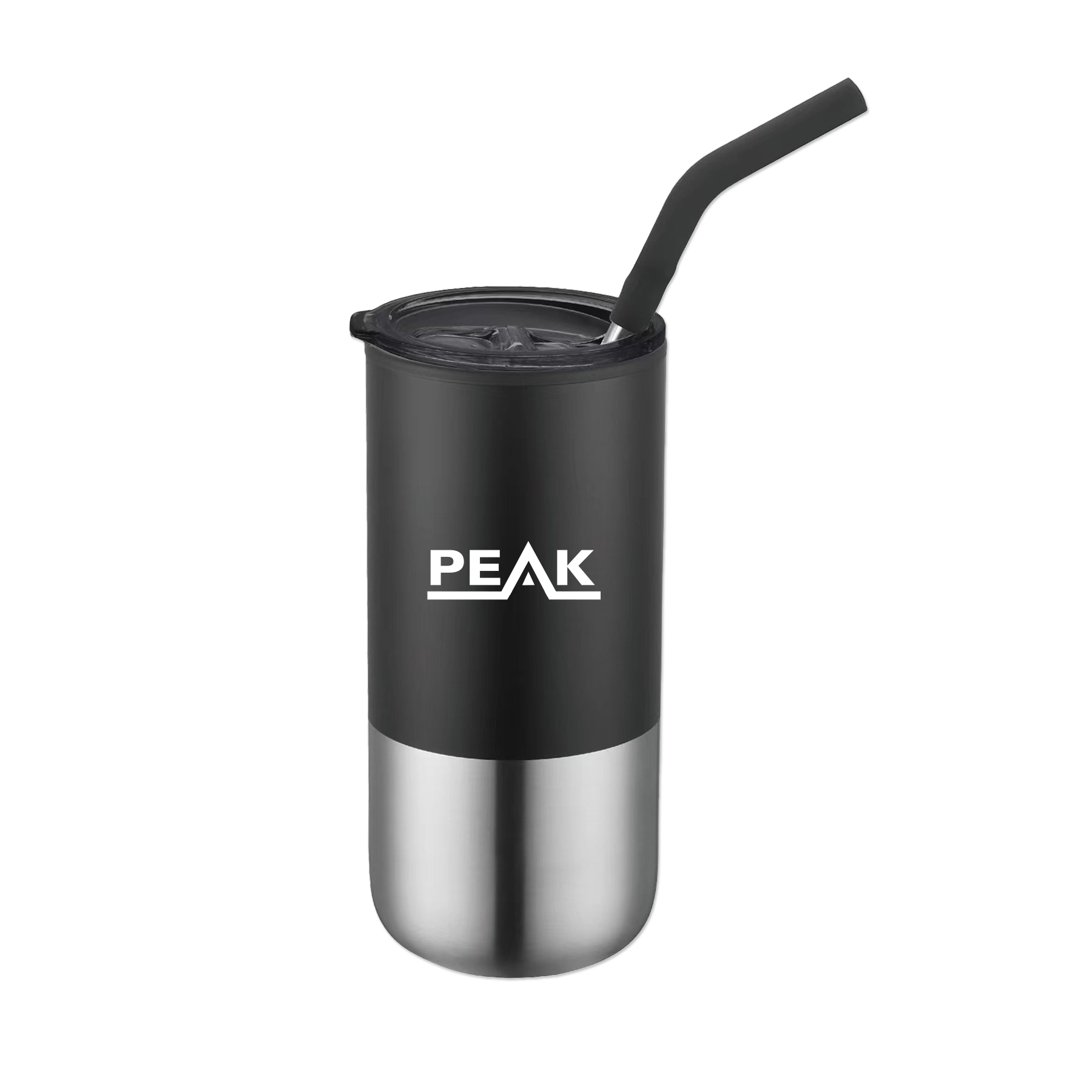 Picture of 16 Oz. Double Wall Tumbler w/Straw