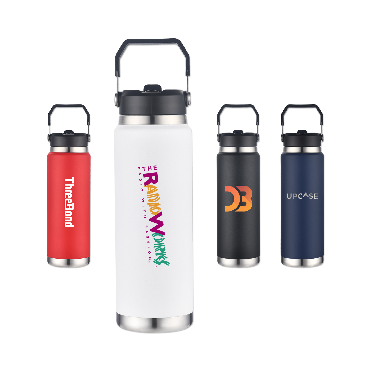 Picture of 30 Oz. Vacuum Bottle w/Straw & Carry Handle