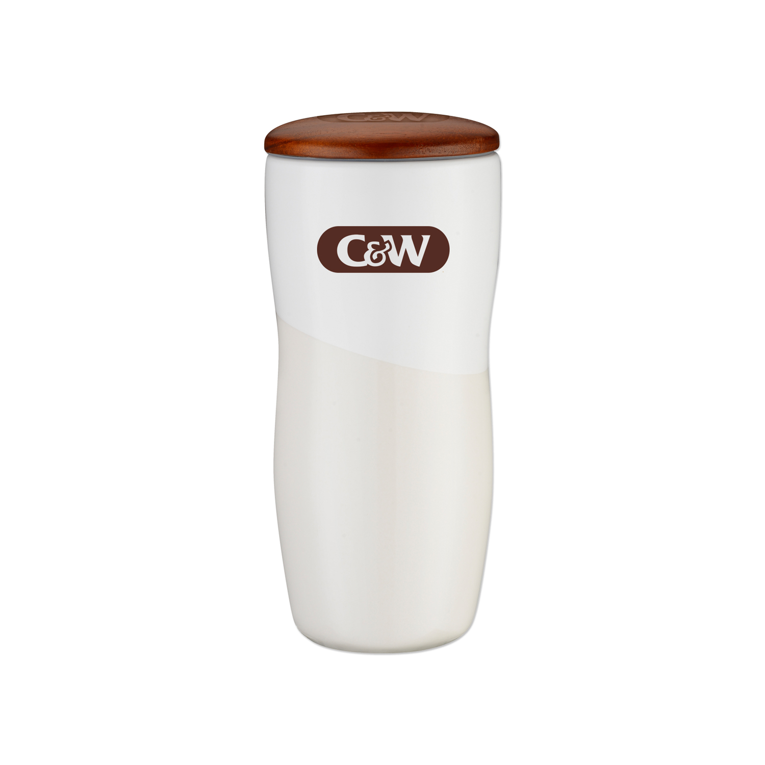 Picture of 12 Oz. Double Wall Ceramic Tumbler w/Lid