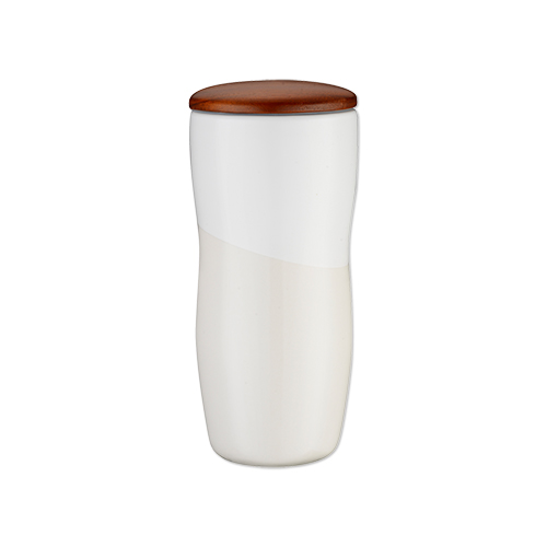 Picture of 12 Oz. Double Wall Ceramic Tumbler w/Lid