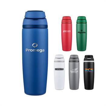 Picture of 25 Oz. Stainless Steel Vacuum Bottle w/Easy Carry Handle Lid