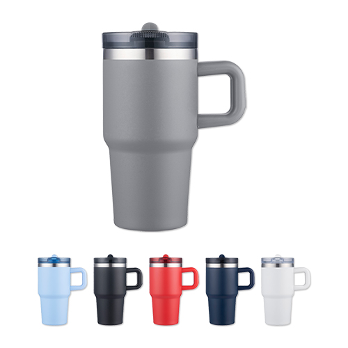 Picture of 20 Oz. Vacuum Mug w/Straw