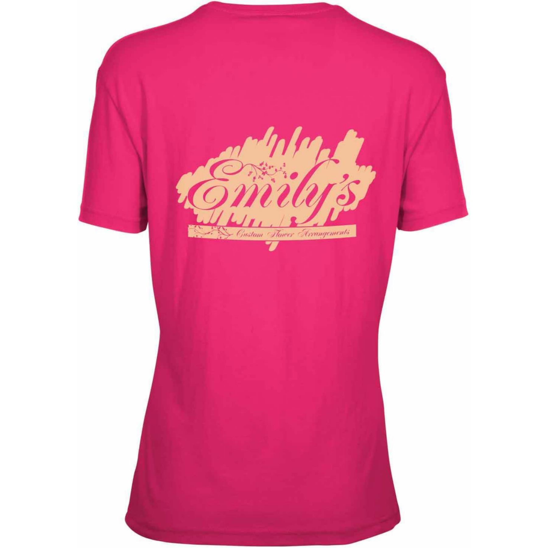 Picture of Screen Printed Ladies 100% Cotton Colored T-Shirt