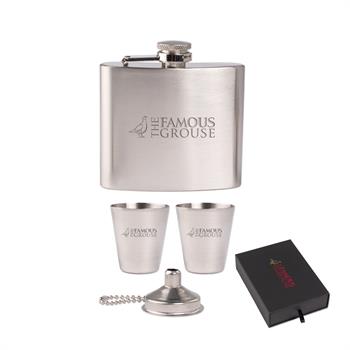 Picture of The Kenzie Flask, Shot Glass, and Funnel Gift Set