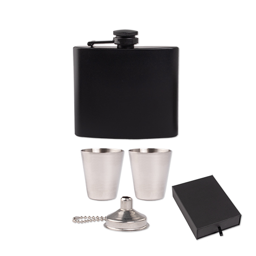 Picture of The Kenzie Flask, Shot Glass, and Funnel Gift Set