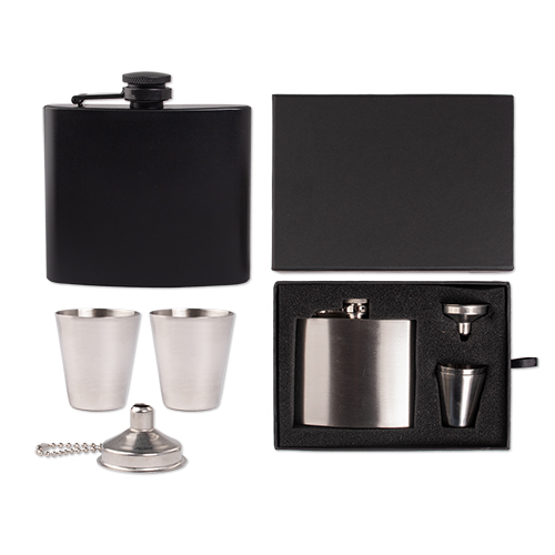 Picture of The Kenzie Flask, Shot Glass, and Funnel Gift Set