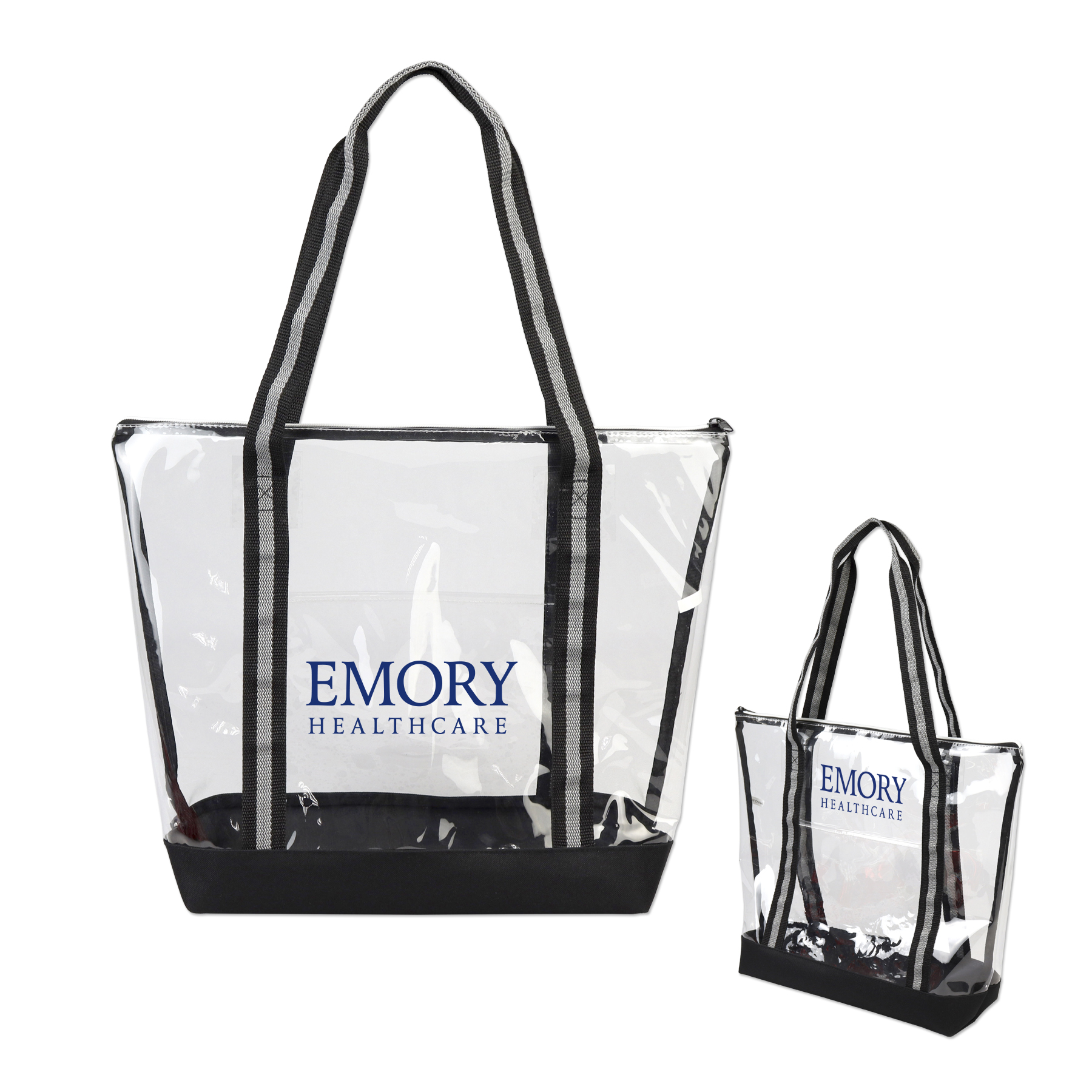 Picture of Clear Tote w/Zipper