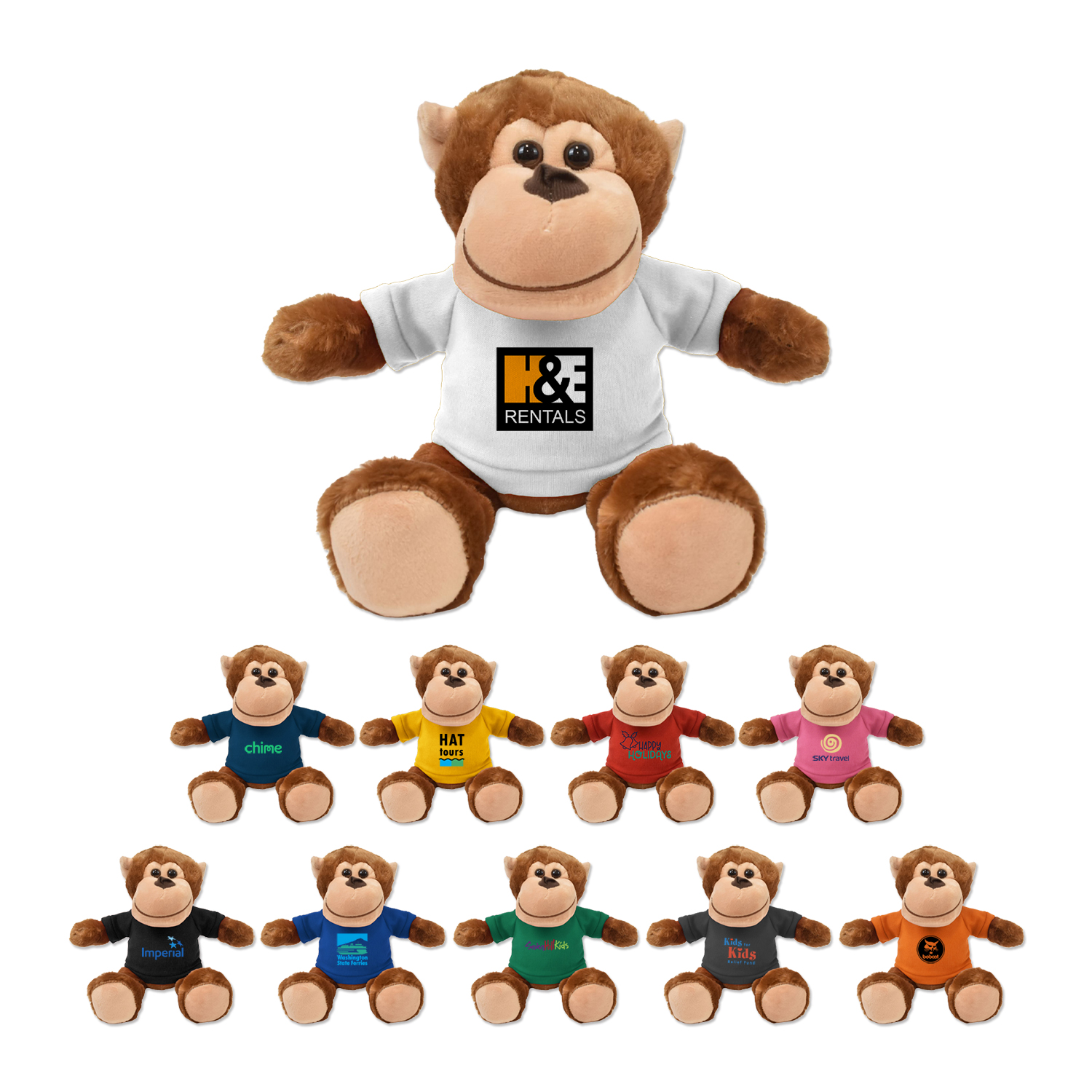 Picture of 11" Milo Monkey Plush