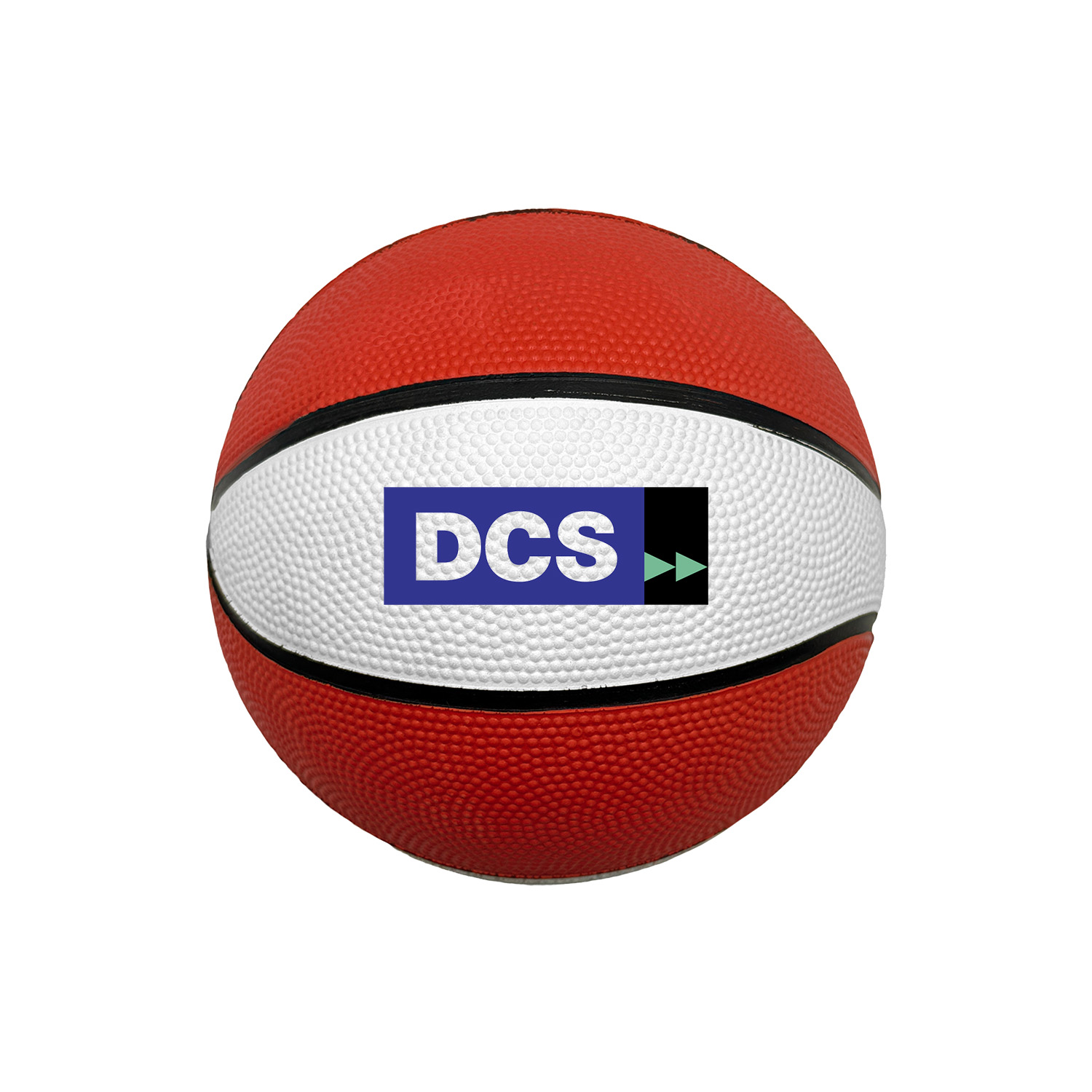 Picture of 5" Mini Two-Tone Rubber Basketball