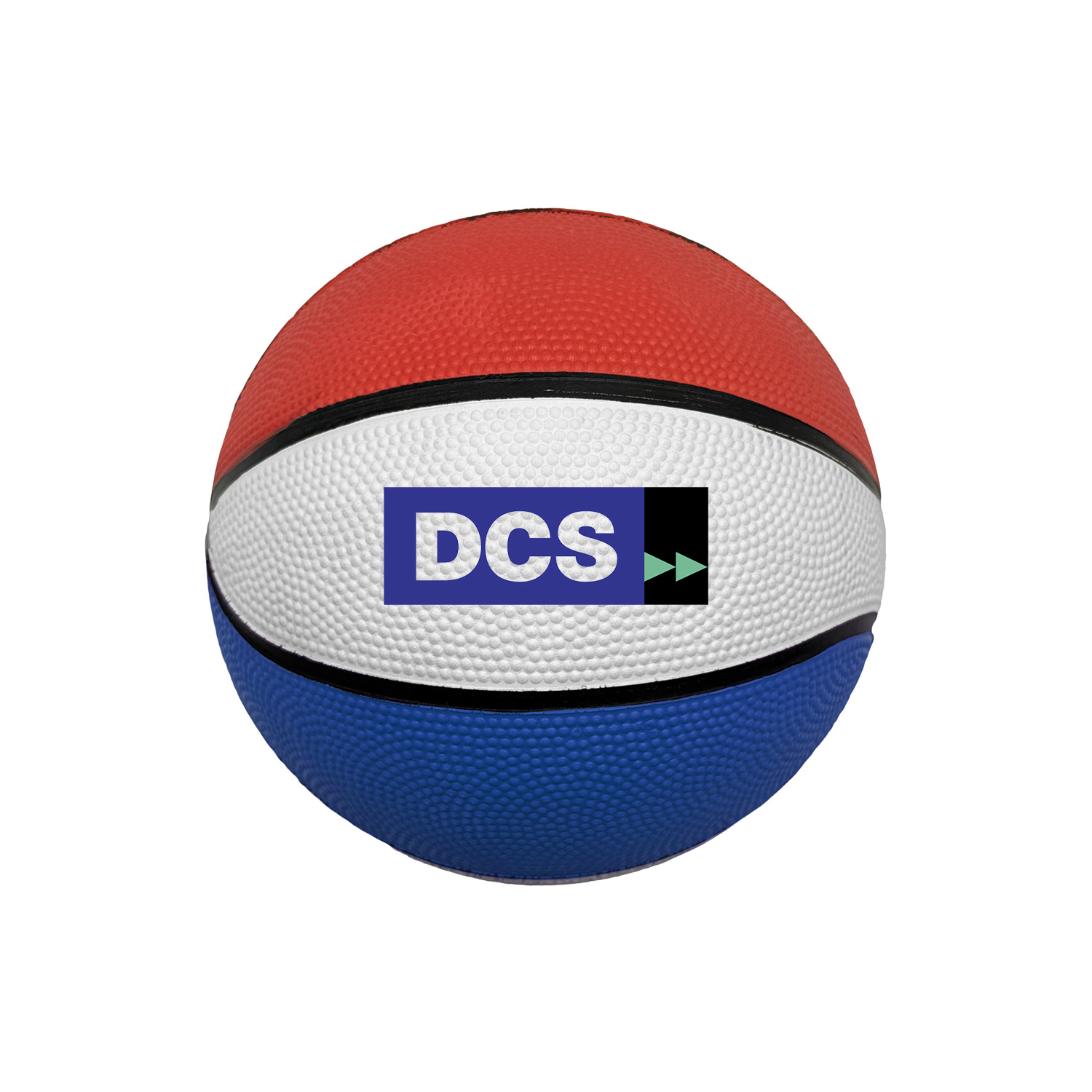 Picture of 5" Mini Two-Tone Rubber Basketball