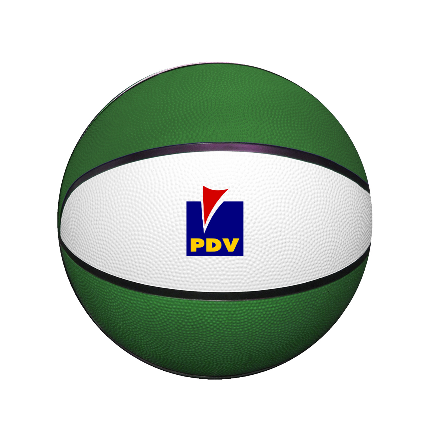 Picture of 7" Mid-Size Rubber Two Tone Rubber Basketball