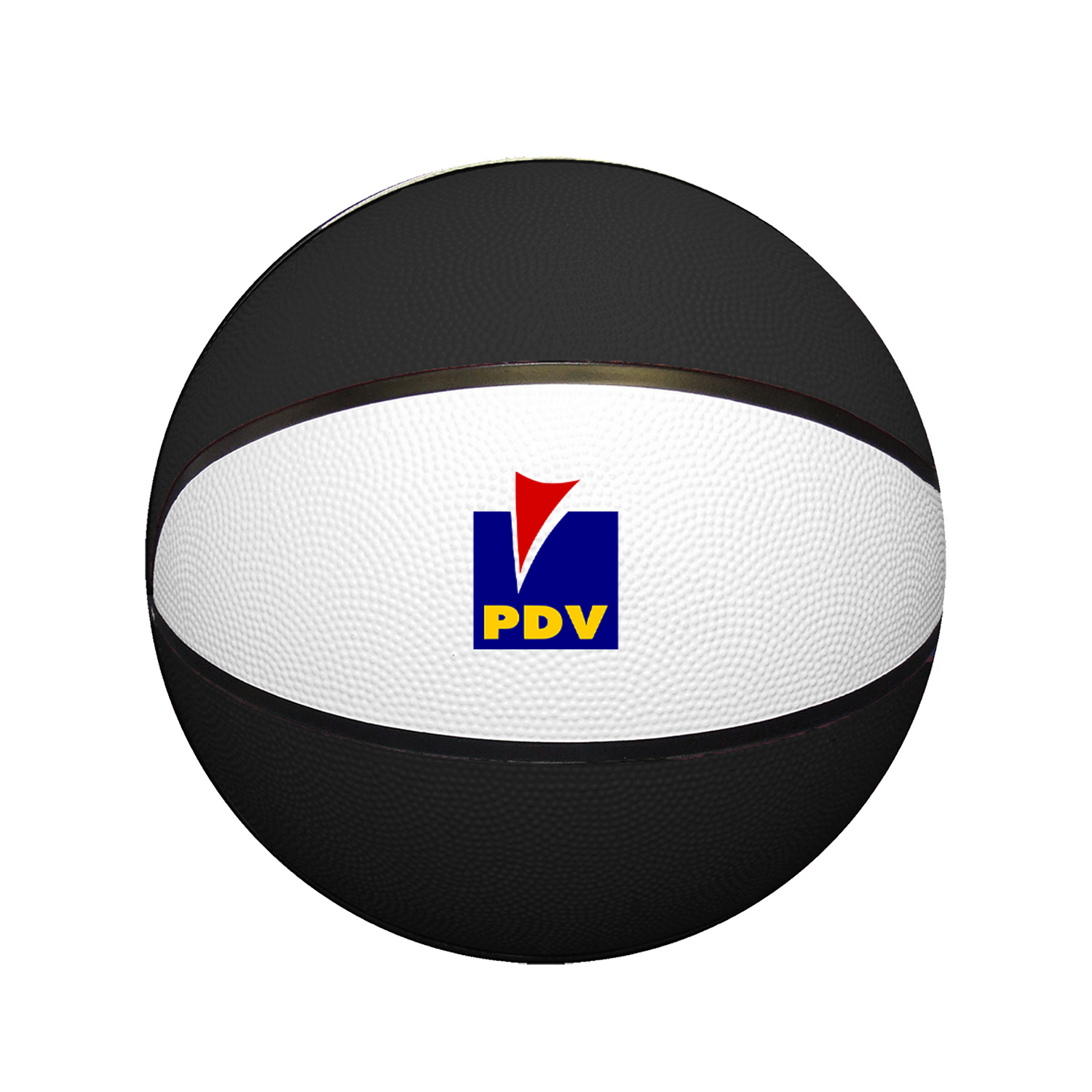 Picture of 7" Mid-Size Rubber Two Tone Rubber Basketball
