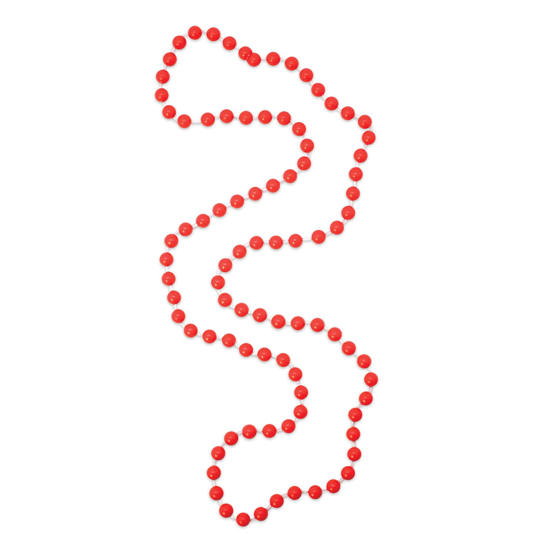 Picture of 7 Mm Red Candy Bead Necklaces