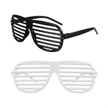 Picture of Black & White Slotted Glasses